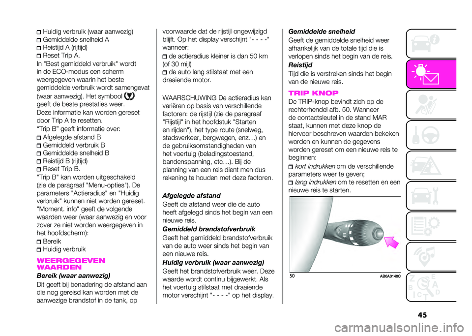 Abarth 500 2021  Instructieboek (in Dutch) ���/����� ���
�
�
��� �2�!���
 ����!�����3
�%��������� �������� �
�)����	��� � �2�
���	����3
�)����	 �(�
�� ��
�$� �I�7���	 ��������
