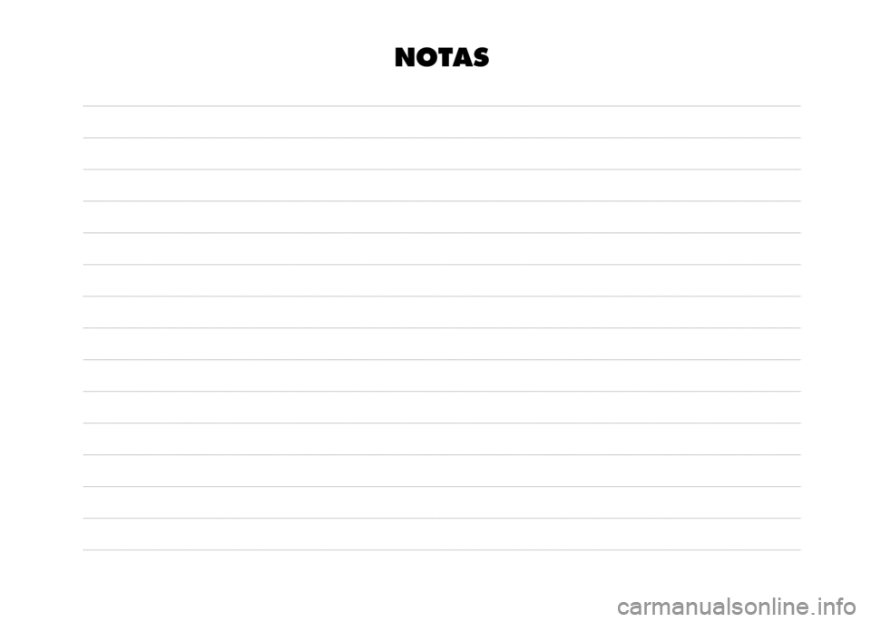 Abarth 500 2016 Manual de Uso e Manutenção (in Portuguese) NOTAS Abarth 500 2016 Manual de Uso e Manutenção (in Portuguese) NOTAS