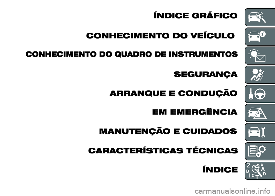 Abarth 500 2016  Manual de Uso e Manutenção (in Portuguese) 