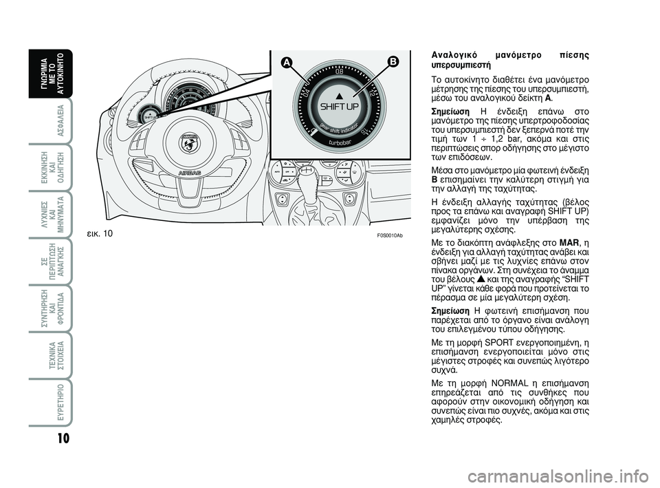 Abarth 500 2008 ΒΙΒΛΙΟ ΧΡΗΣΗΣ ΚΑΙ ΣΥΝΤΗΡΗΣΗΣ (in Greek) 10
∞™º∞§∂π∞
∂∫∫π¡∏™∏
∫∞π
√¢∏°∏™∏
§Àáπ∂™
∫∞π
ª∏¡Àª∞Δ∞
™∂
¶∂ƒπ¶Δø™∏
∞¡∞°∫∏™
™À¡Δ∏ƒ∏™∏
Abarth 500 2008 ΒΙΒΛΙΟ ΧΡΗΣΗΣ ΚΑΙ ΣΥΝΤΗΡΗΣΗΣ (in Greek) 10
∞™º∞§∂π∞
∂∫∫π¡∏™∏
∫∞π
√¢∏°∏™∏
§Àáπ∂™
∫∞π
ª∏¡Àª∞Δ∞
™∂
¶∂ƒπ¶Δø™∏
∞¡∞°∫∏™
™À¡Δ∏ƒ∏™∏