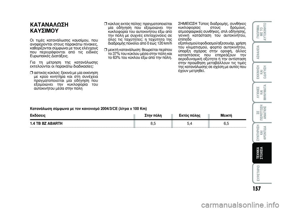Abarth 500 2008  ΒΙΒΛΙΟ ΧΡΗΣΗΣ ΚΑΙ ΣΥΝΤΗΡΗΣΗΣ (in Greek) ❒Î‡ÎÏÔ˜ ÂÎÙﬁ˜ ﬁÏË˜: Ú·ÁÌ·ÙÔÔÈÂ›Ù·È
Ì›· Ô‰‹ÁËÛË Ô˘ ÂÍÔÌÔÈÒÓÂÈ ÙËÓ
Î˘ÎÏÔÊÔÚ›· ÙÔ˘ ·˘ÙÔÎÈÓ‹ÙÔ˘ ¤Íˆ 