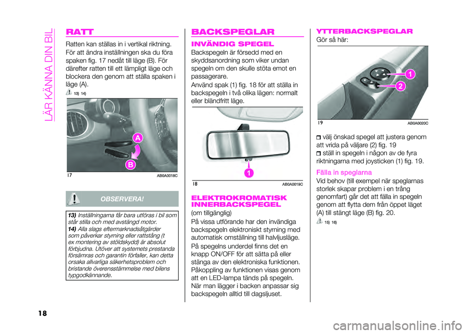 Abarth 500 2021  Drift- och underhållshandbok (in Swedish) ��=�A�+��<�A�-�-����%�-��6�%�=
�� �
���
�+��	�	�� ��� ��	����� �� � ����	���� ����	�����
�:�� ��	�	 ����� ����	��������� ��� ��
 ���