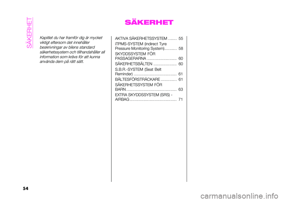 Abarth 500 2021  Drift- och underhållshandbok (in Swedish) ��9�A�<�/�+�!�/�(
�� �����
���
�<����	���	 ��
 ��� ������� ��� �� ���
���	
����	���	 ���	����� ���	 ������ ����
������������� ��