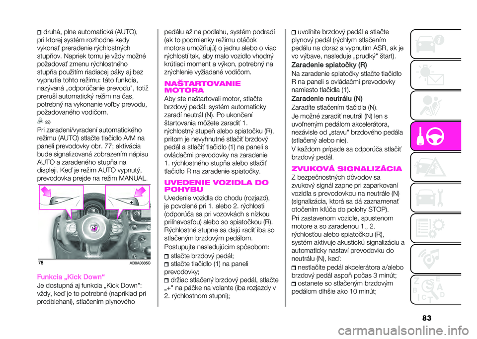 Abarth 500 2021  Návod na použitie a údržbu (in Slovak) �������� �!��$�	 �����
����%�� �5��E���8�
�!�� �����	� �����-�
 �������$�	 ��	��
�����$��& �!��	����	�$��	 ��*�%������$�*�%�
����!�4���