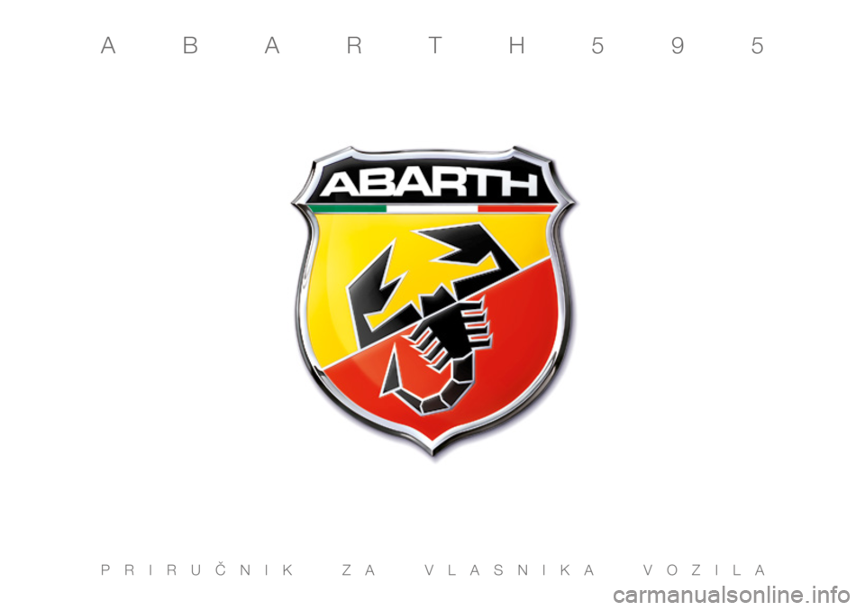 Abarth 500 2021  Knjižica s uputama za uporabu i održavanje (in Croatian) 