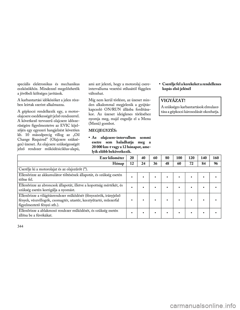 Lancia Thema 2014 Kezelési és karbantartási útmutató (in Hungarian) speciális elektronikus és mechanikus
eszközökhöz. Mindezzel megelőzhetők
a jövőbeli költséges javítások.
A karbantartási időközöket a jelen rész-
ben leírtak szerint alkalmazza.
A g Lancia Thema 2014 Kezelési és karbantartási útmutató (in Hungarian) speciális elektronikus és mechanikus
eszközökhöz. Mindezzel megelőzhetők
a jövőbeli költséges javítások.
A karbantartási időközöket a jelen rész-
ben leírtak szerint alkalmazza.
A g
