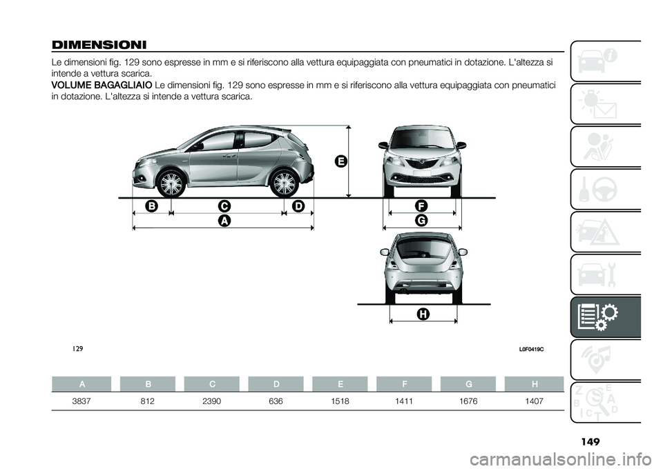 Lancia Ypsilon 2021  Libretto Uso Manutenzione (in Italian) ���
�����
���	�
� �� ���
������� ���� �B�0�- ���� �������� �� �
�
 � �� ����������� �	���	 ���
�
���	 ������	����	�
�	 ��� ����