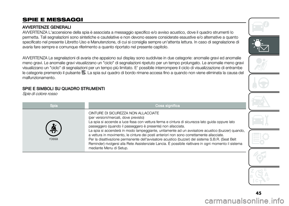 Lancia Ypsilon 2021  Libretto Uso Manutenzione (in Italian) ��
���� � �������� �
�-�-��*����� �,����*�
��
��6�6�/�*�>�/�$�@� ���	��������� �����	 ����	 �7 �	������	�
�	 �	 �
����	���� ���������