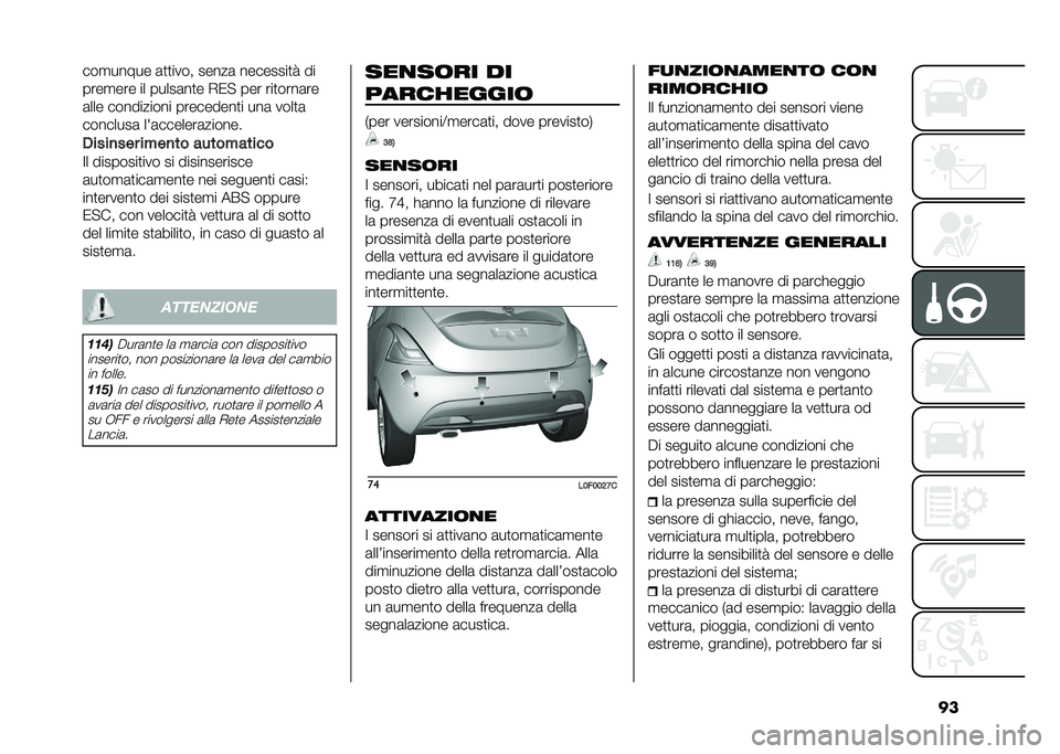 Lancia Ypsilon 2021  Libretto Uso Manutenzione (in Italian) �����
����� �	�
�
���� �����	 ��������
� ��
����
��� �� �����	��
� �*�/�  ��� ���
����	��
�	��� ���������� ���������
� ���	 �