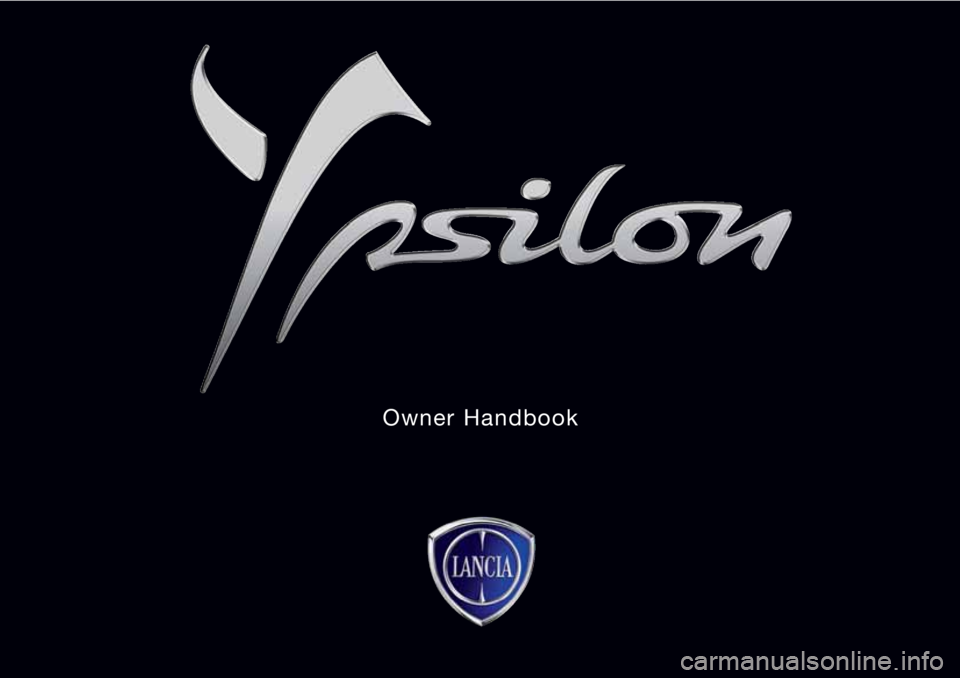 Lancia Ypsilon 2021  Owner handbook (in English) Owner Handbook 