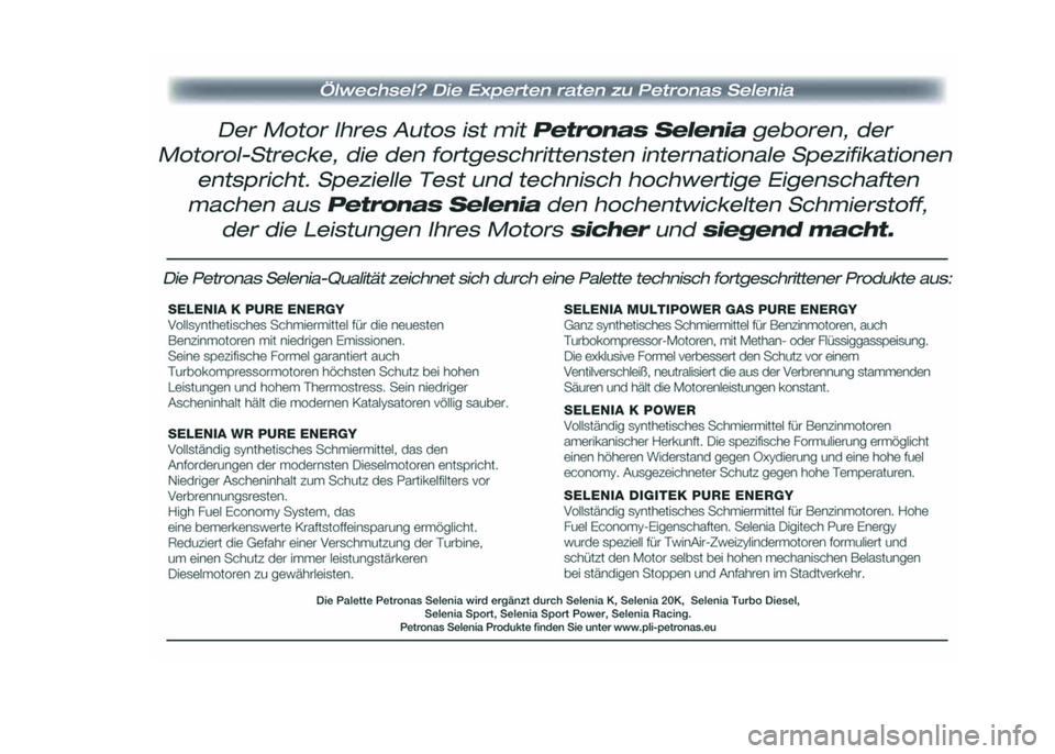 Lancia Ypsilon 2015  Betriebsanleitung (in German) 