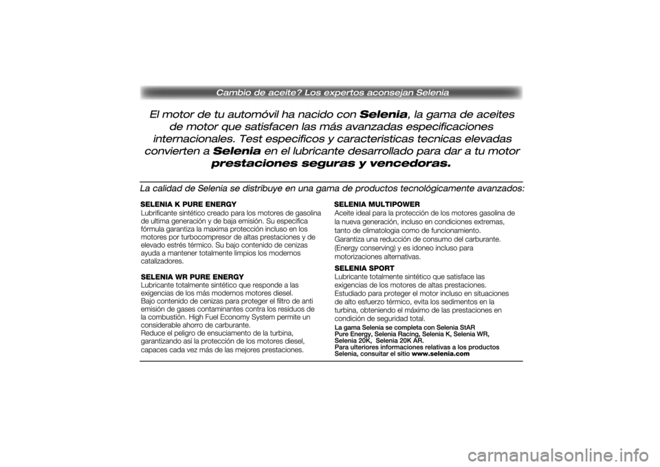 Lancia Ypsilon 2013 Manual de Empleo y Cuidado (in Spanish) Lancia Ypsilon 2013 Manual de Empleo y Cuidado (in Spanish)