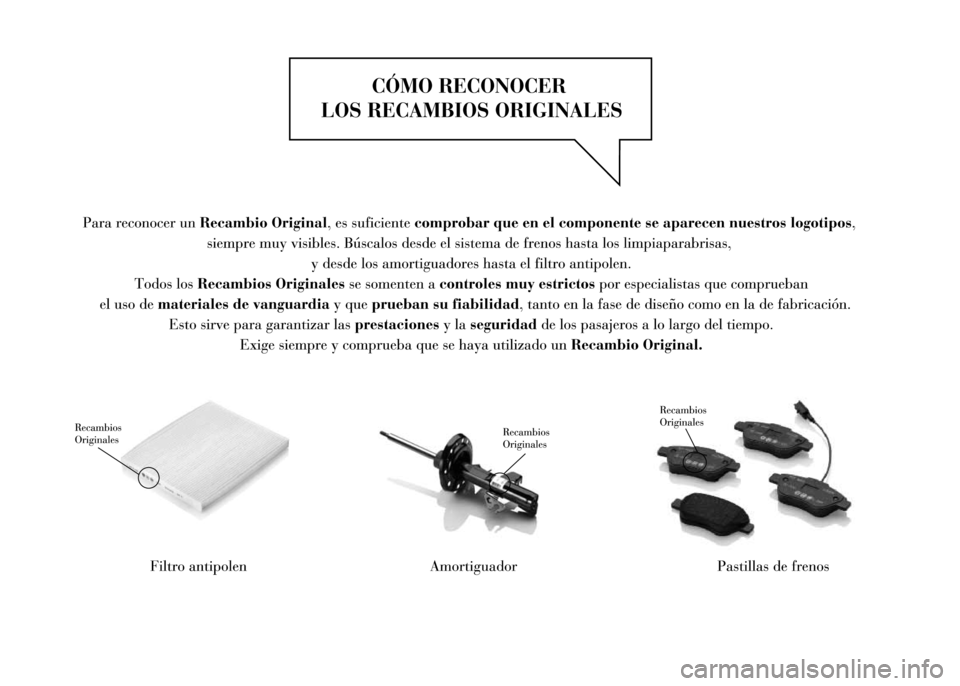 Lancia Ypsilon 2015 Manual de Empleo y Cuidado (in Spanish) Lancia Ypsilon 2015 Manual de Empleo y Cuidado (in Spanish)