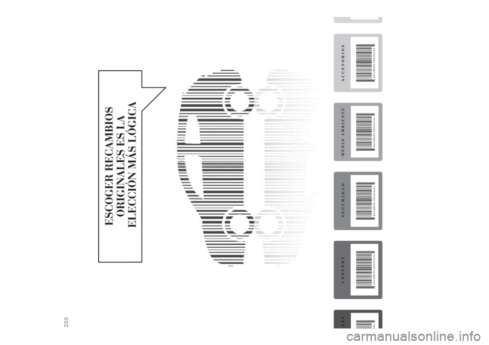 Lancia Ypsilon 2021 Manual de Empleo y Cuidado (in Spanish) 200 Lancia Ypsilon 2021 Manual de Empleo y Cuidado (in Spanish) 200