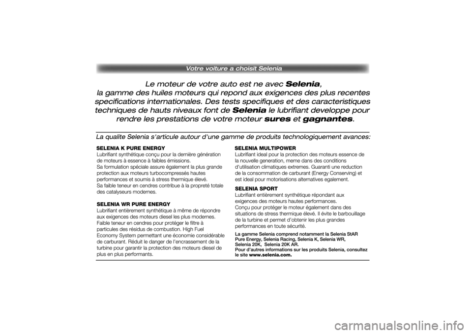Lancia Ypsilon 2012  Notice dentretien (in French) 0 