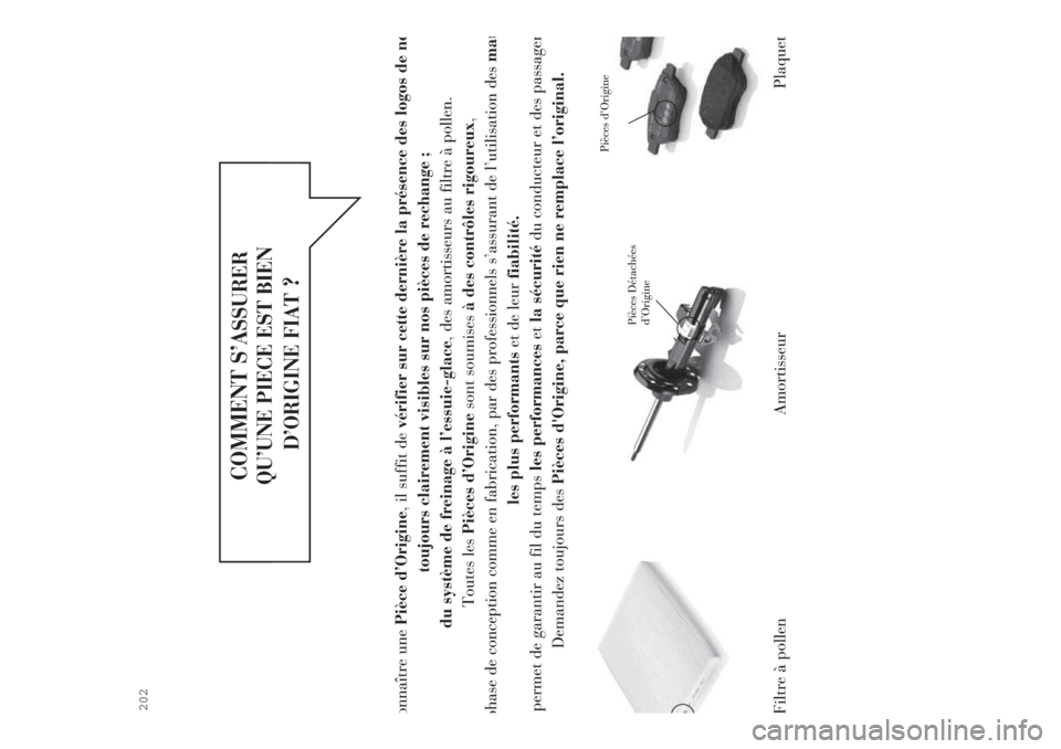 Lancia Ypsilon 2020 Notice dentretien (in French) 202 Lancia Ypsilon 2020 Notice dentretien (in French) 202