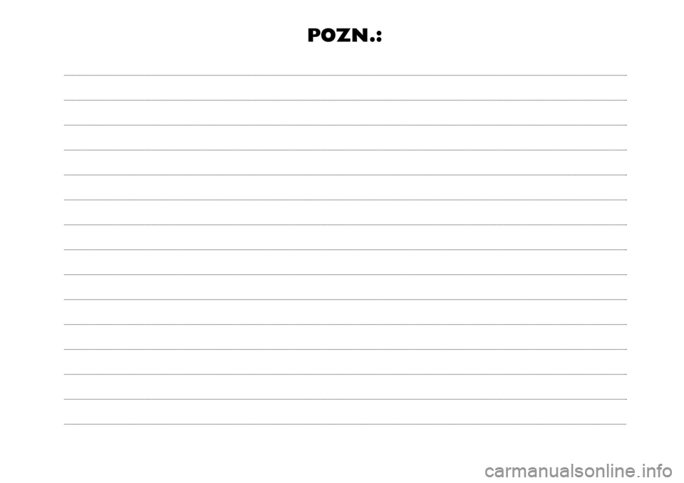 Lancia Ypsilon 2020  Návod k použití a údržbě (in Czech) POZN.: 