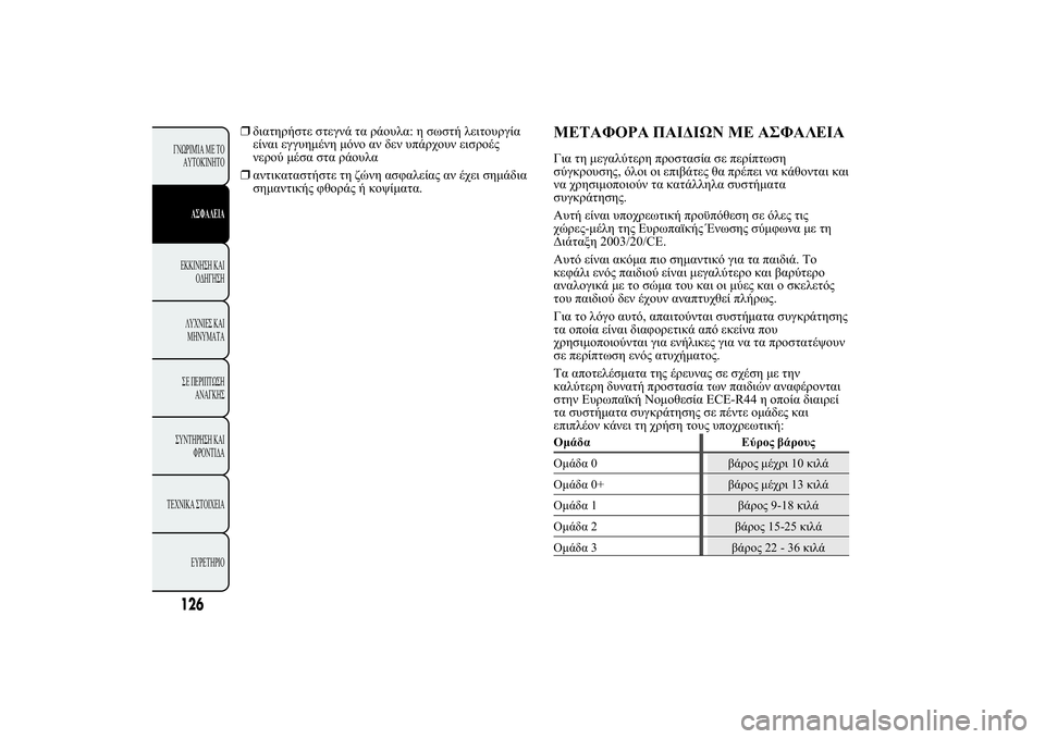 Lancia Ypsilon 2012  ΒΙΒΛΙΟ ΧΡΗΣΗΣ ΚΑΙ ΣΥΝΤΗΡΗΣΗΣ (in Greek) ❒/.2!120 120 2. ! #.: 1&12 02 #!.
0. 0# )  . /0 #