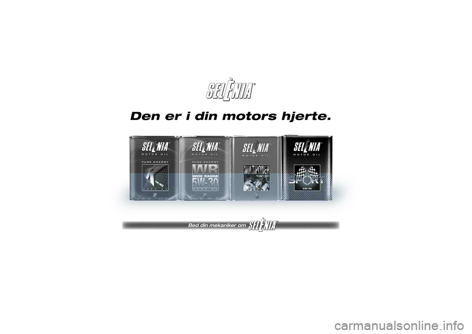 Lancia Ypsilon 2014  Brugs- og vedligeholdelsesvejledning (in Danish) ®
® 