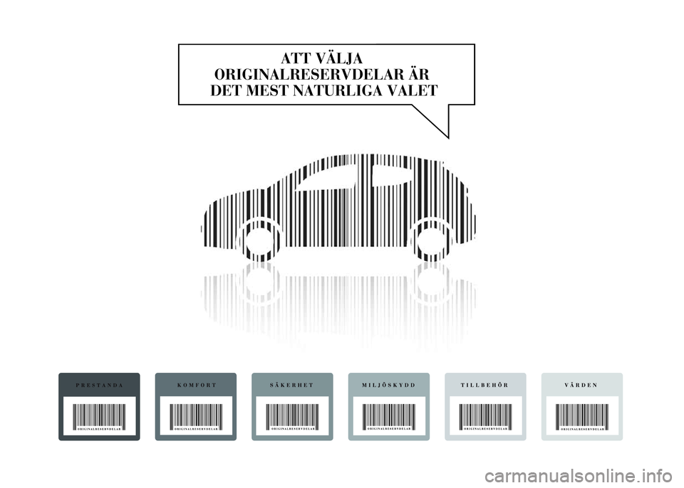 Lancia Ypsilon 2015 Drift- och underhållshandbok (in Swedish) Lancia Ypsilon 2015 Drift- och underhållshandbok (in Swedish)