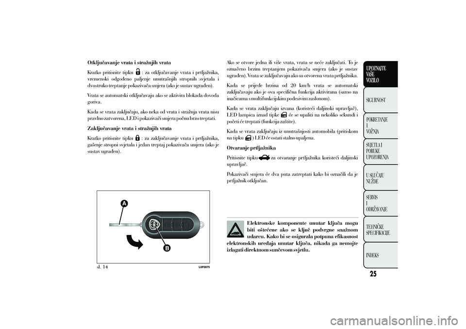 Lancia Ypsilon 2020  Knjižica s uputama za uporabu i održavanje (in Croatian) 