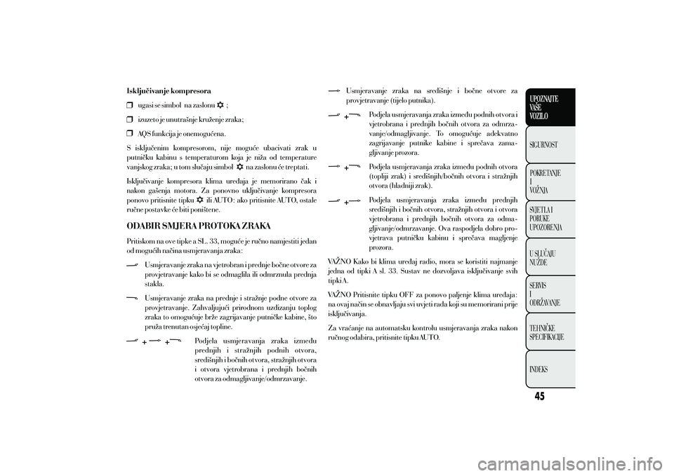 Lancia Ypsilon 2012  Knjižica s uputama za uporabu i održavanje (in Croatian) 