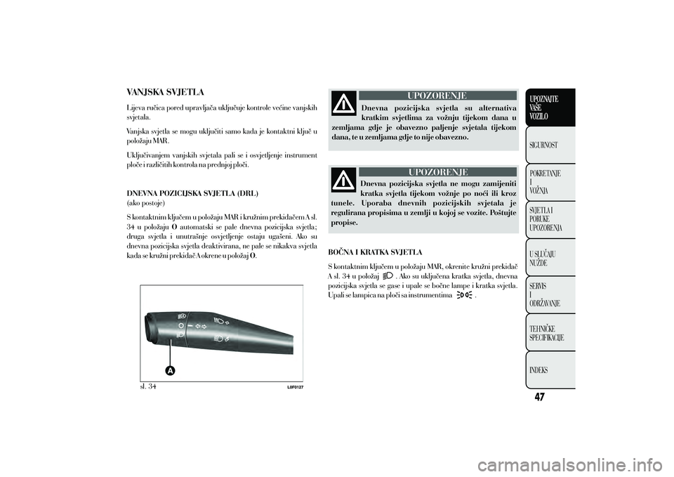 Lancia Ypsilon 2012  Knjižica s uputama za uporabu i održavanje (in Croatian) 