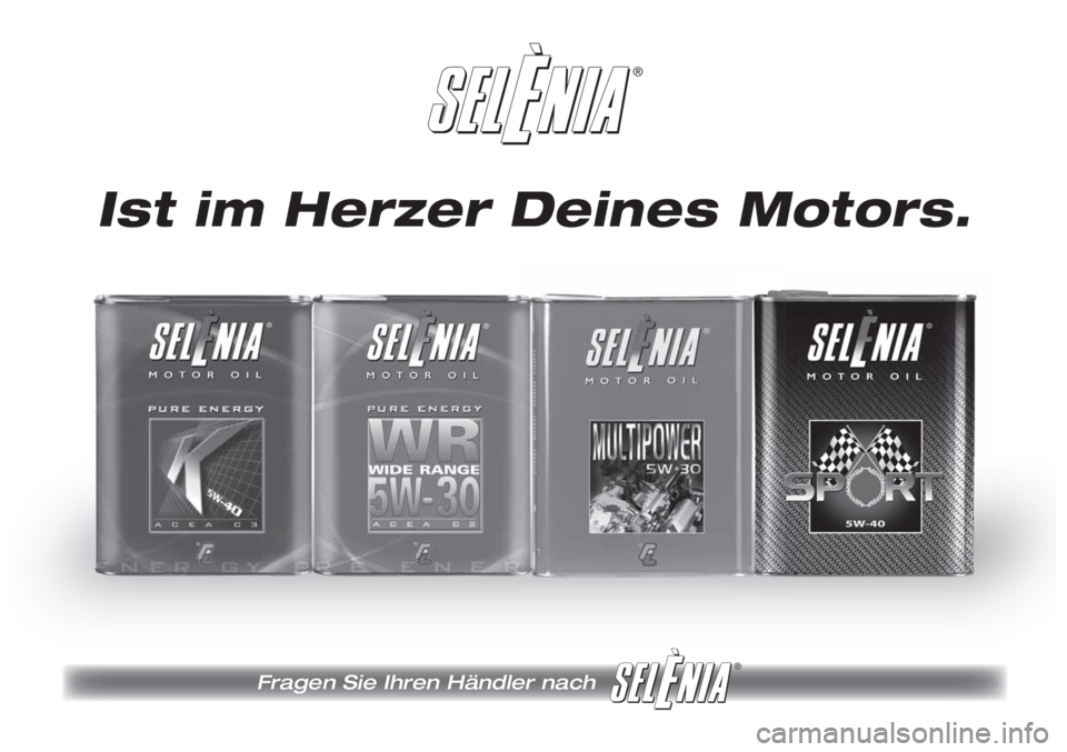 Lancia Musa 2010 Betriebsanleitung (in German) ®
Fragen Sie Ihren Händler nach
®
Ist im Herzer Deines Motors. Lancia Musa 2010 Betriebsanleitung (in German) ®
Fragen Sie Ihren Händler nach
®
Ist im Herzer Deines Motors.