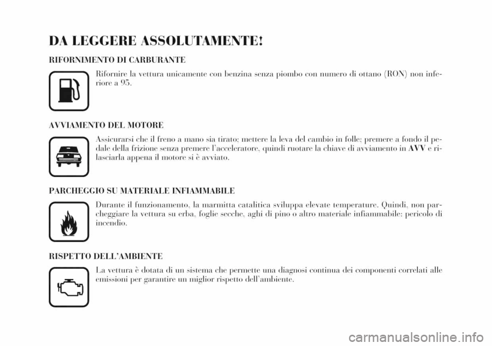 Lancia Ypsilon 2002  Libretto Uso Manutenzione (in Italian) 