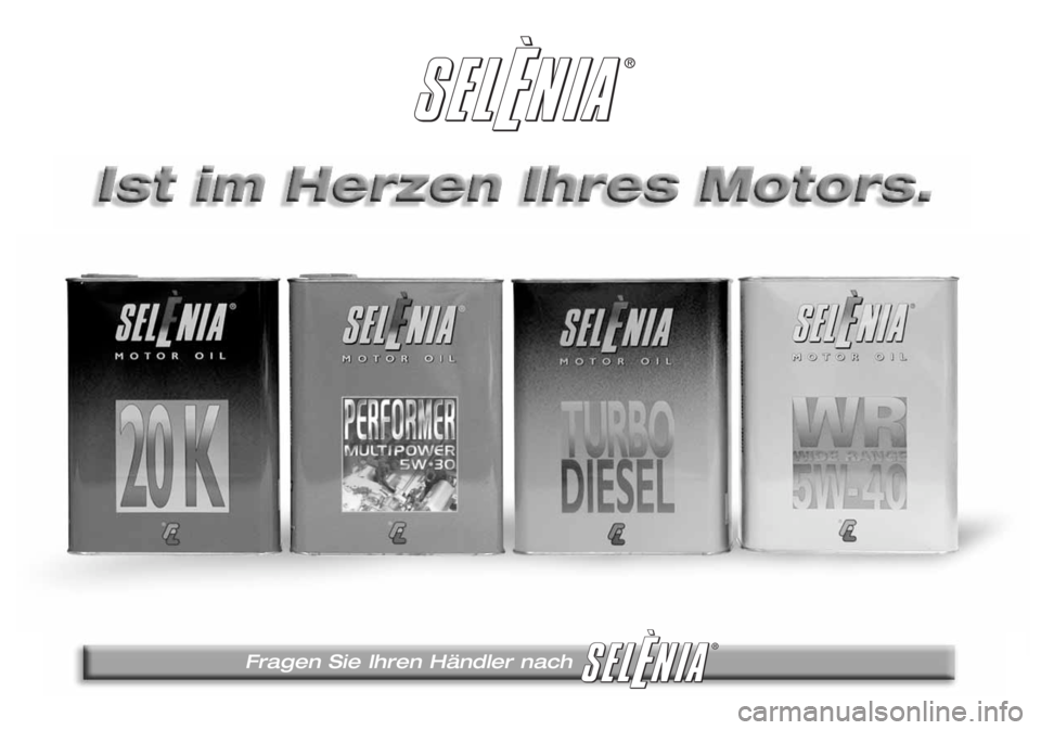 Lancia Lybra 2004  Betriebsanleitung (in German) ®
Fragen Sie Ihren Händler nach
