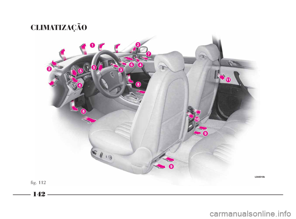 Lancia Thesis 2008 Manual de Uso e Manutenção (in Portuguese) 142
CLIMATIZAÇÃO
fig. 112
L0A6018b
142-193 Thesis POR 11-10-2007 14:44 Pagina 142 Lancia Thesis 2008 Manual de Uso e Manutenção (in Portuguese) 142
CLIMATIZAÇÃO
fig. 112
L0A6018b
142-193 Thesis POR 11-10-2007 14:44 Pagina 142