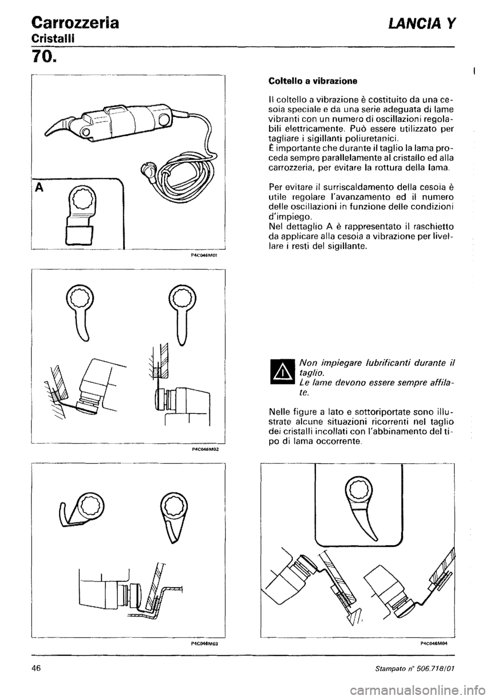 LANCIA Y 1997 Service Repair Manual LANCIA Y 1997 Service Repair Manual