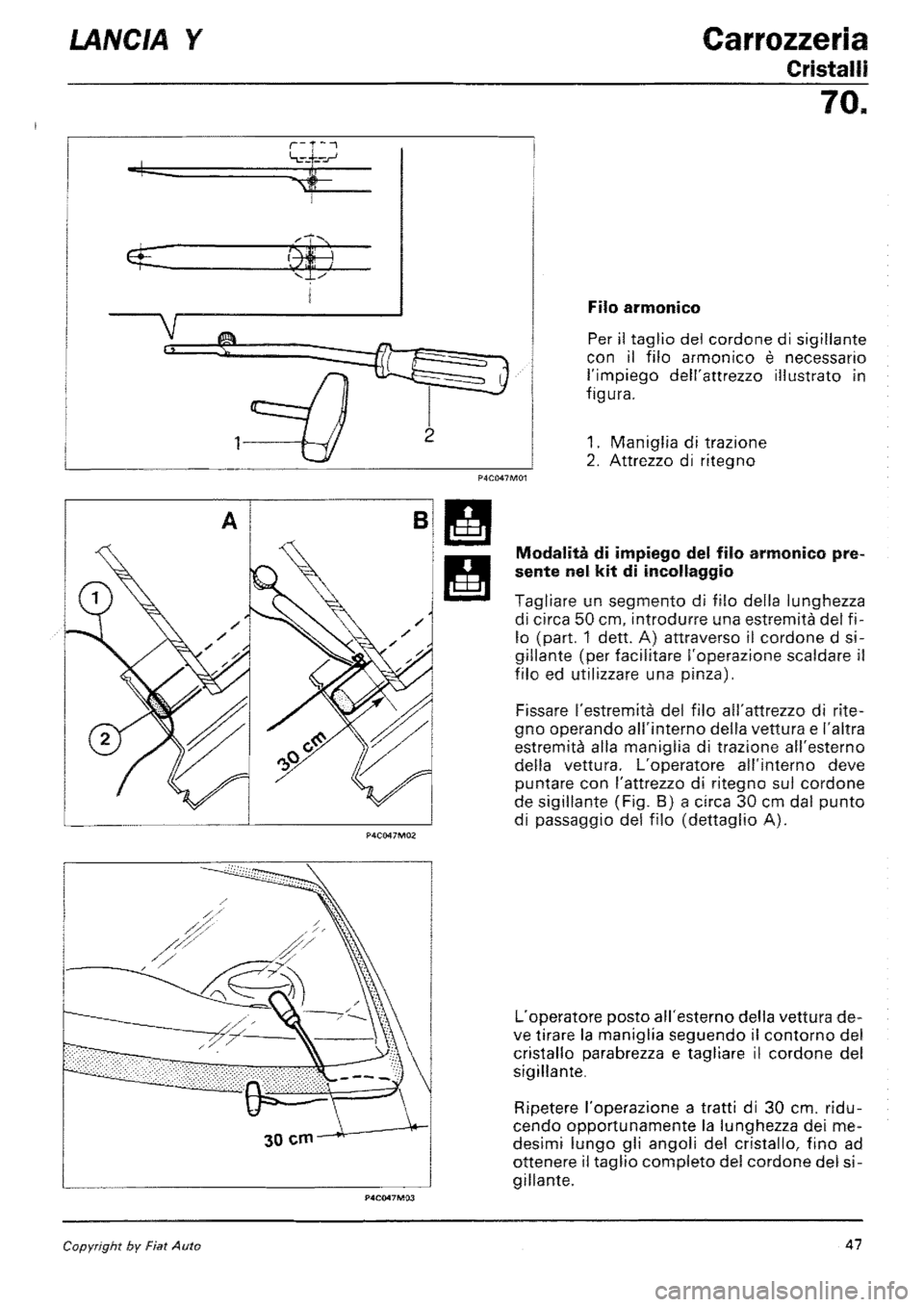 LANCIA Y 1997 Service Repair Manual LANCIA Y 1997 Service Repair Manual