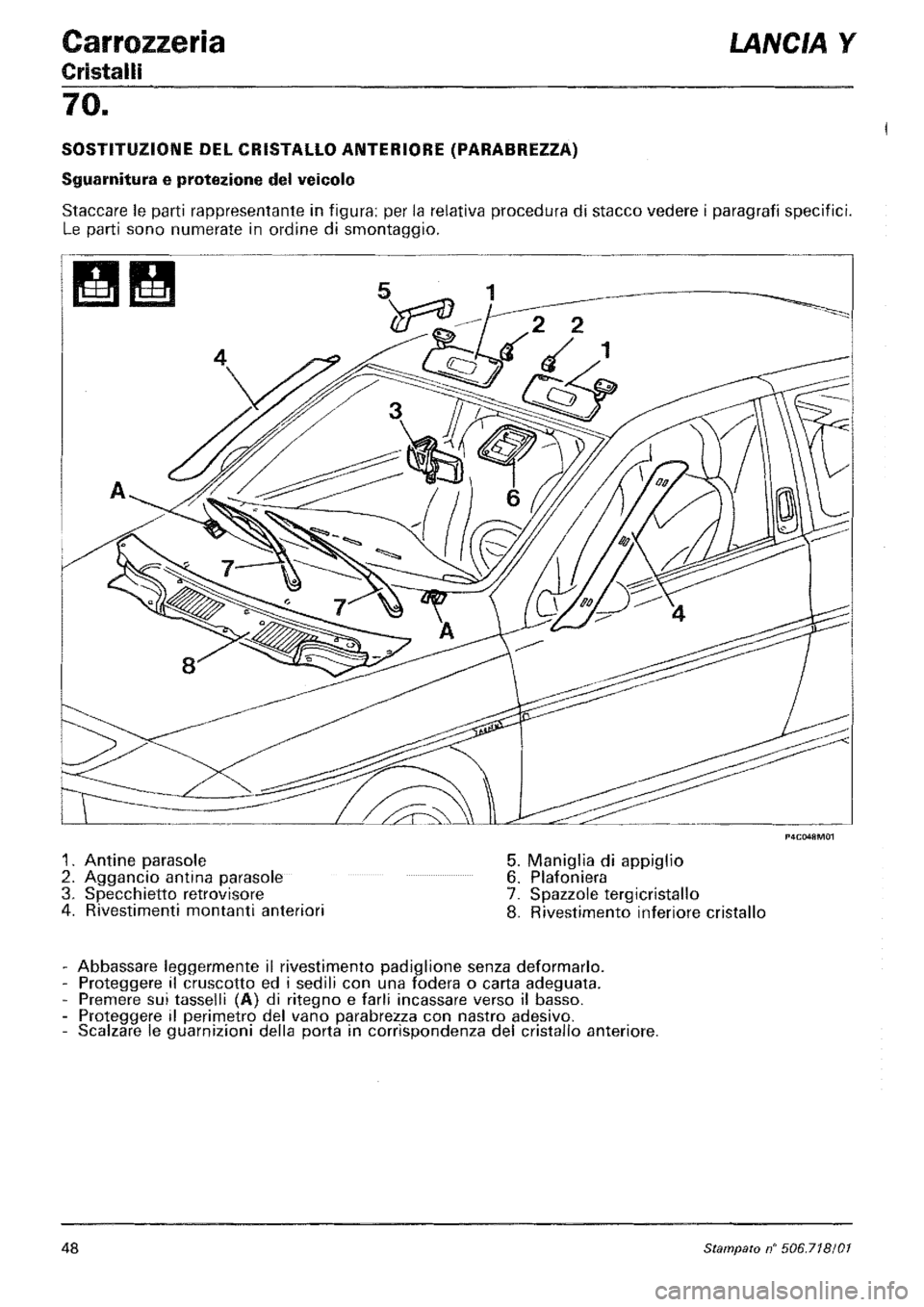 LANCIA Y 1997 Service Repair Manual LANCIA Y 1997 Service Repair Manual