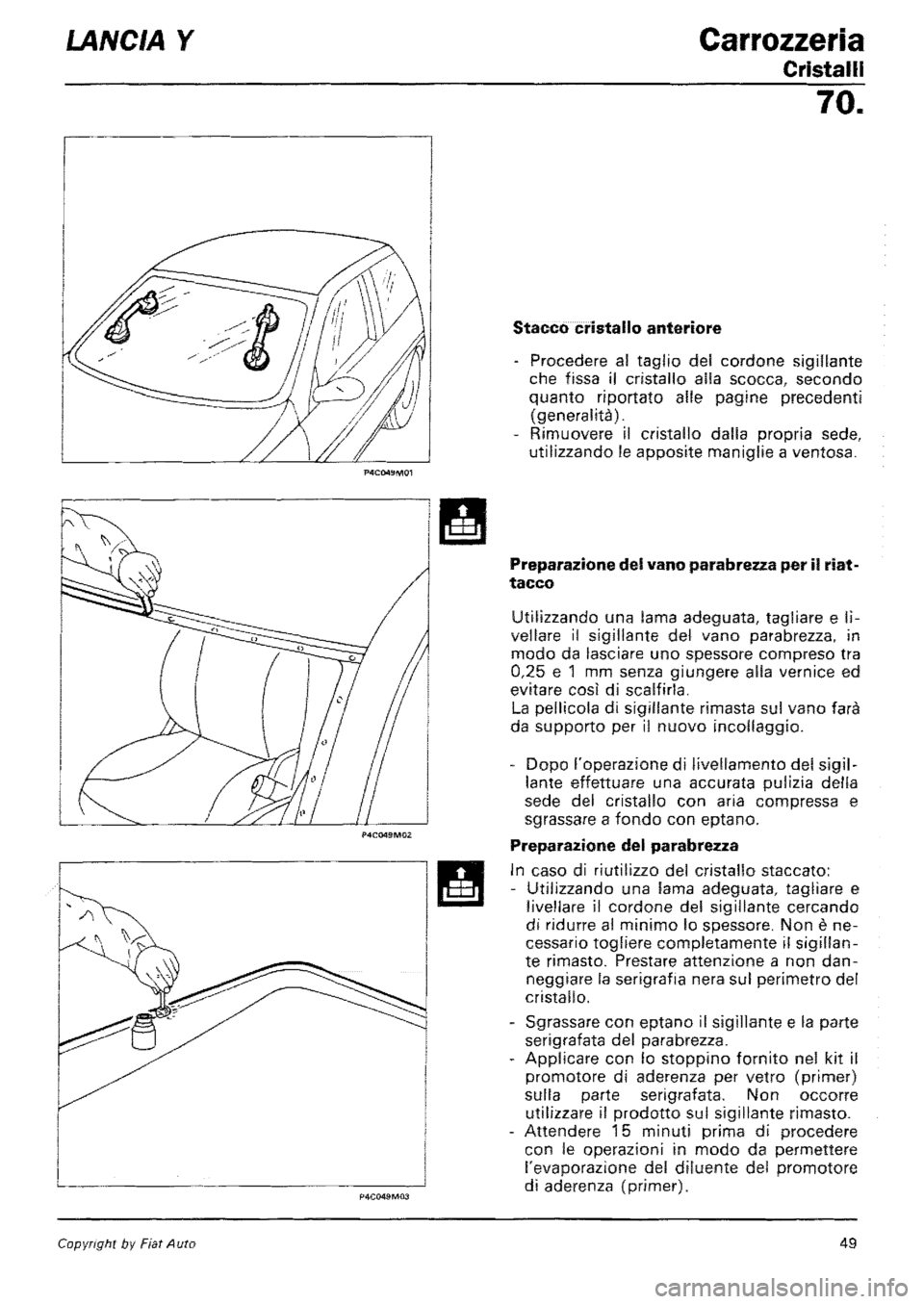 LANCIA Y 1997 Service Repair Manual LANCIA Y 1997 Service Repair Manual