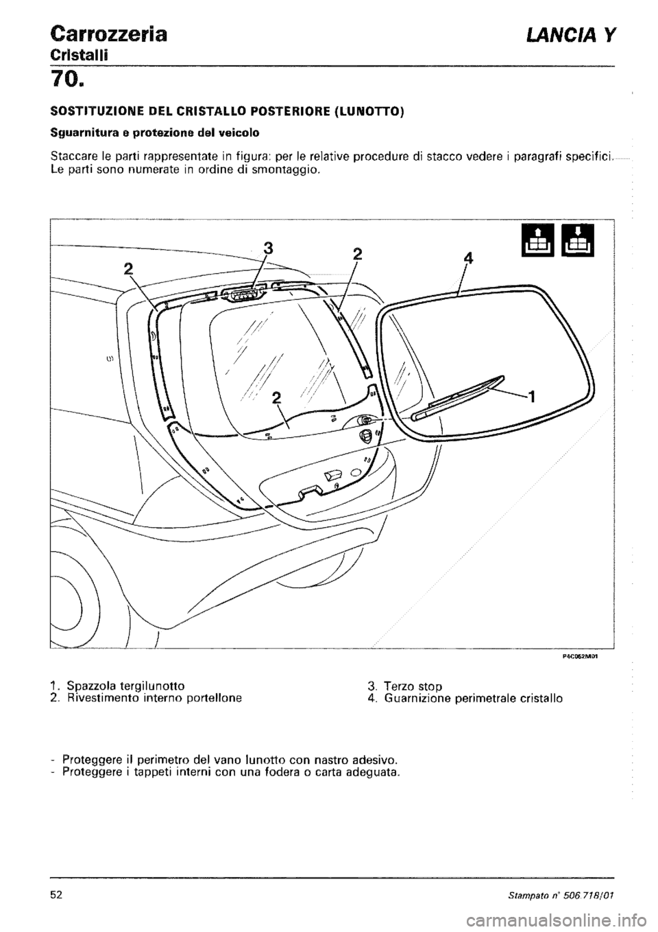 LANCIA Y 1997 Service Repair Manual LANCIA Y 1997 Service Repair Manual