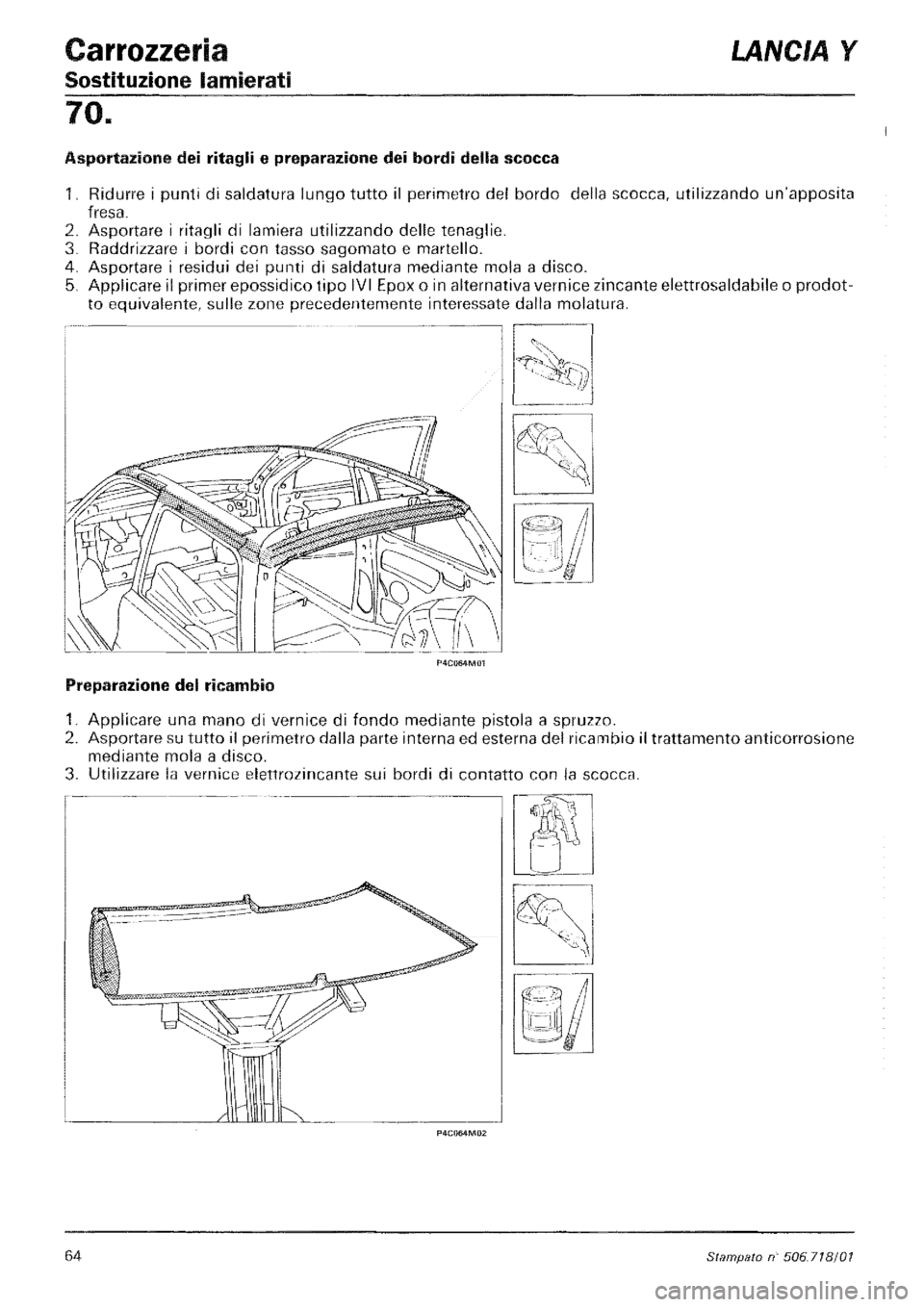 LANCIA Y 1997 Service Repair Manual LANCIA Y 1997 Service Repair Manual