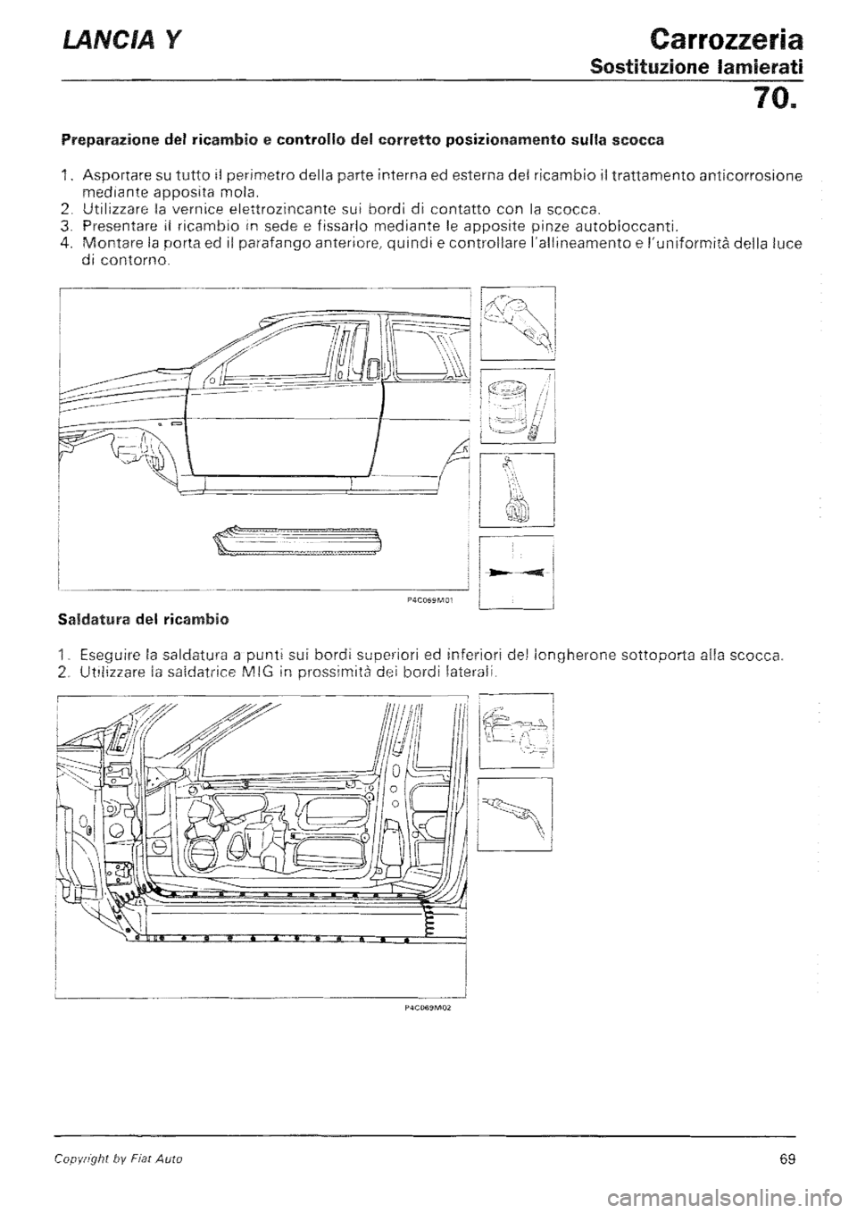 LANCIA Y 1997  Service Repair Manual 
