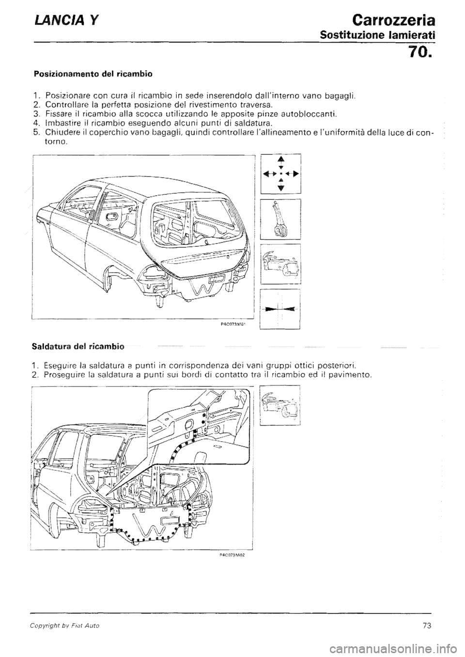 LANCIA Y 1997  Service Repair Manual 