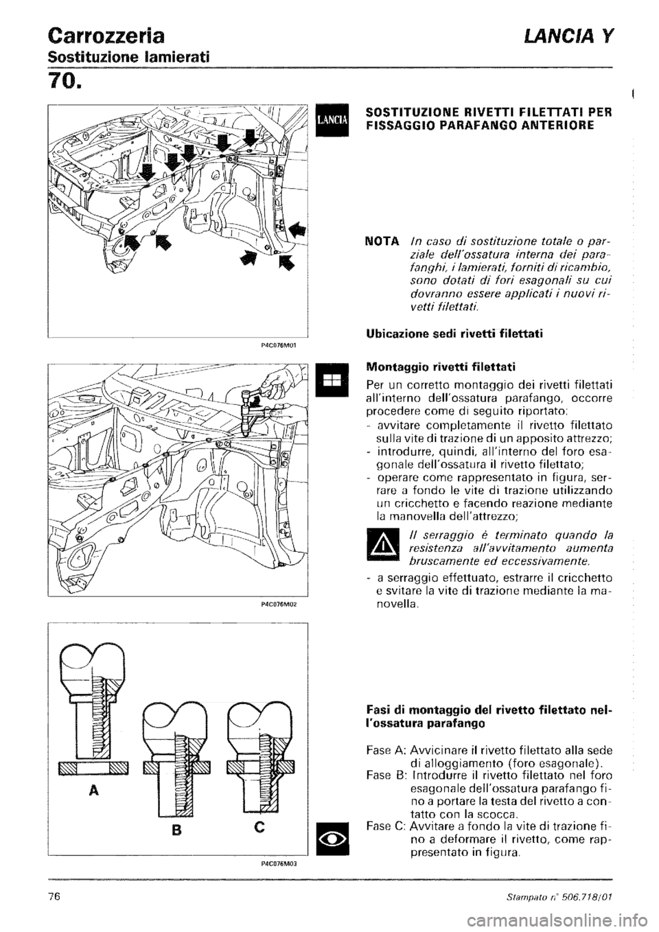 LANCIA Y 1997  Service Repair Manual 