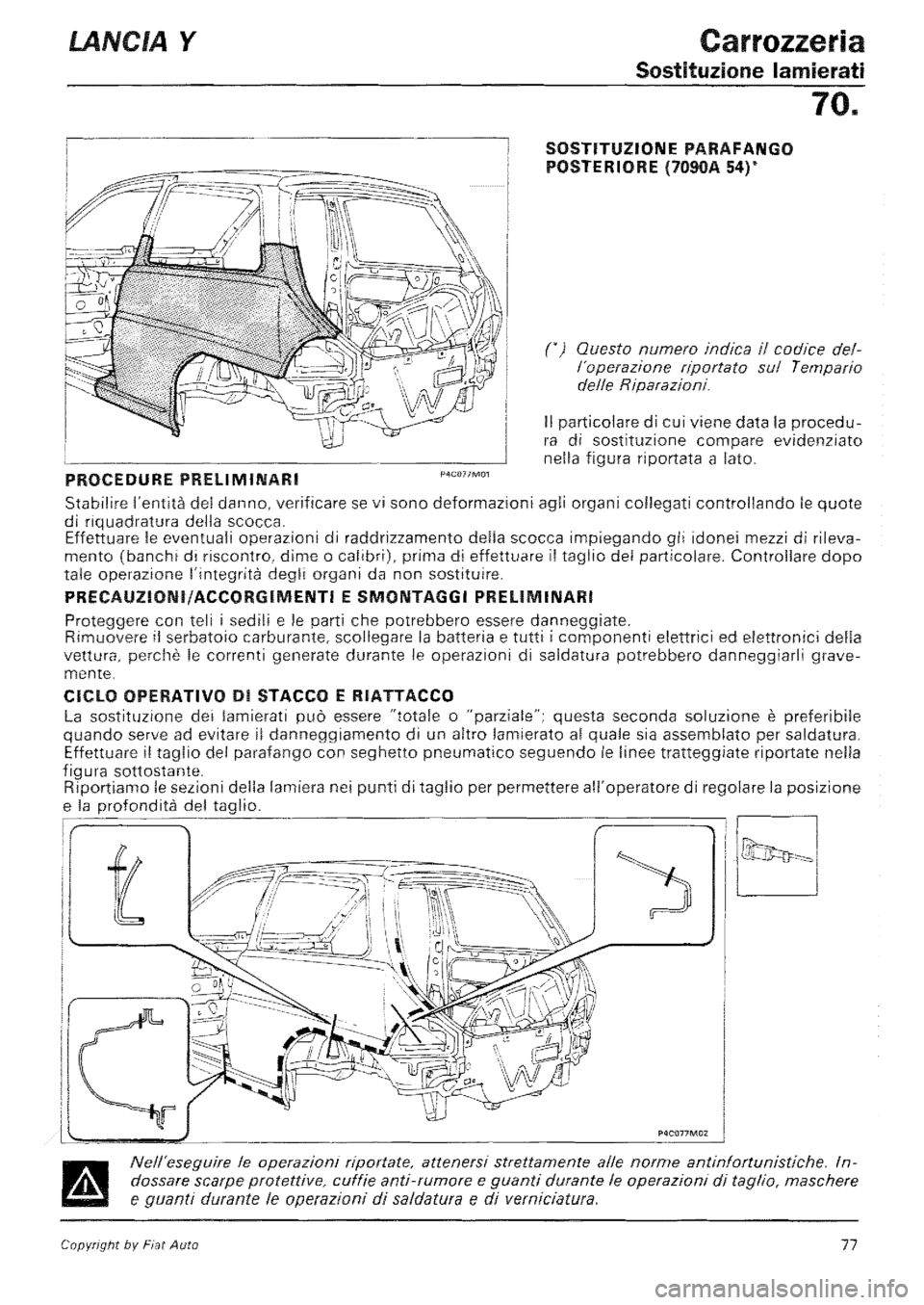 LANCIA Y 1997 Service Repair Manual LANCIA Y 1997 Service Repair Manual