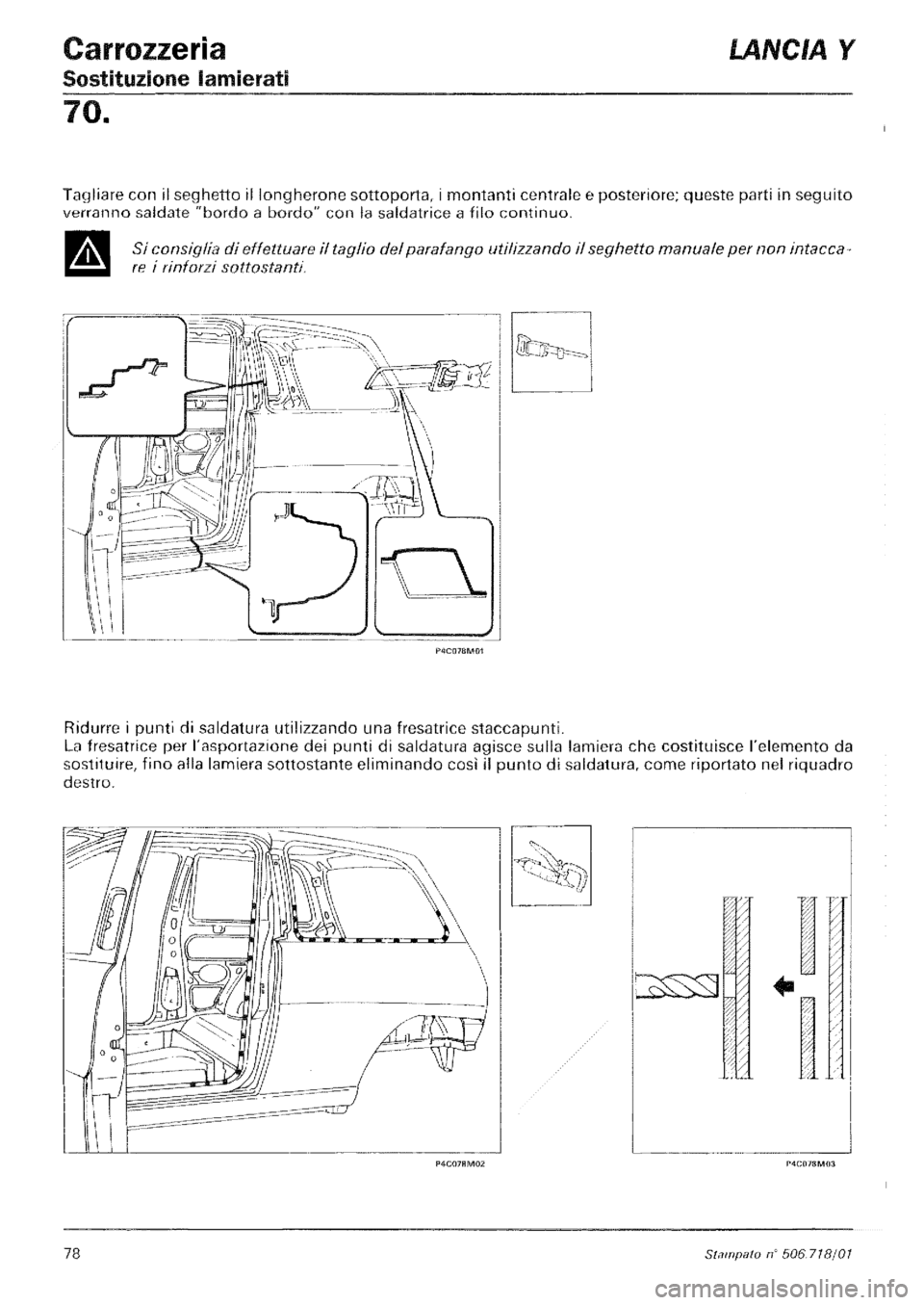 LANCIA Y 1997 Service Repair Manual LANCIA Y 1997 Service Repair Manual