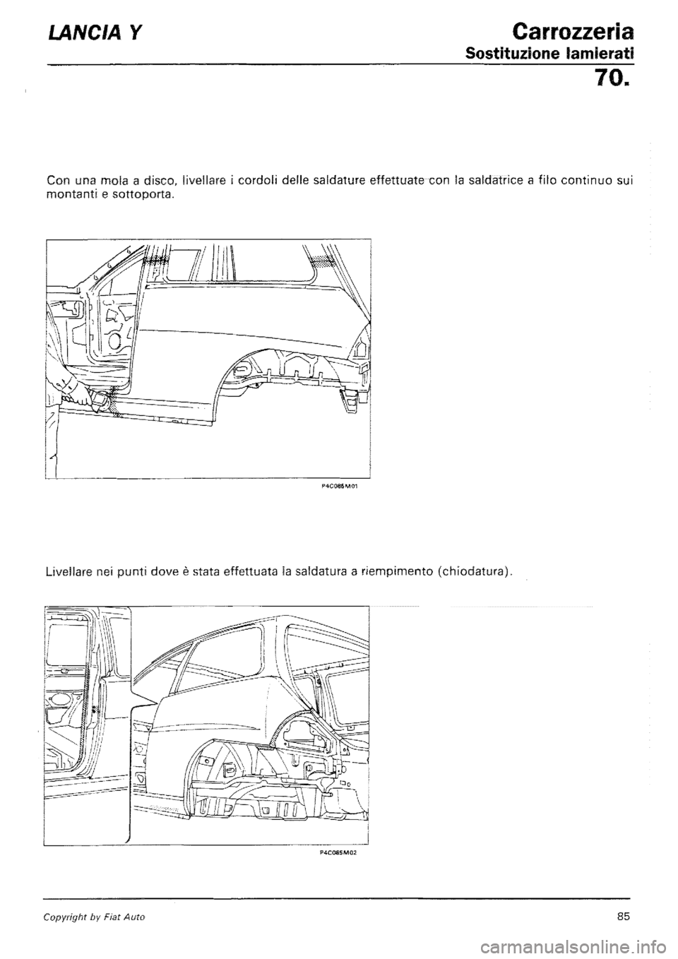 LANCIA Y 1997 Service Repair Manual LANCIA Y 1997 Service Repair Manual