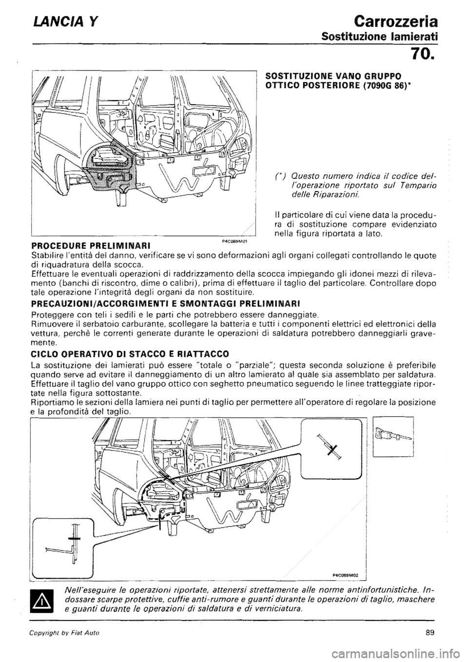 LANCIA Y 1997 Service Repair Manual LANCIA Y 1997 Service Repair Manual