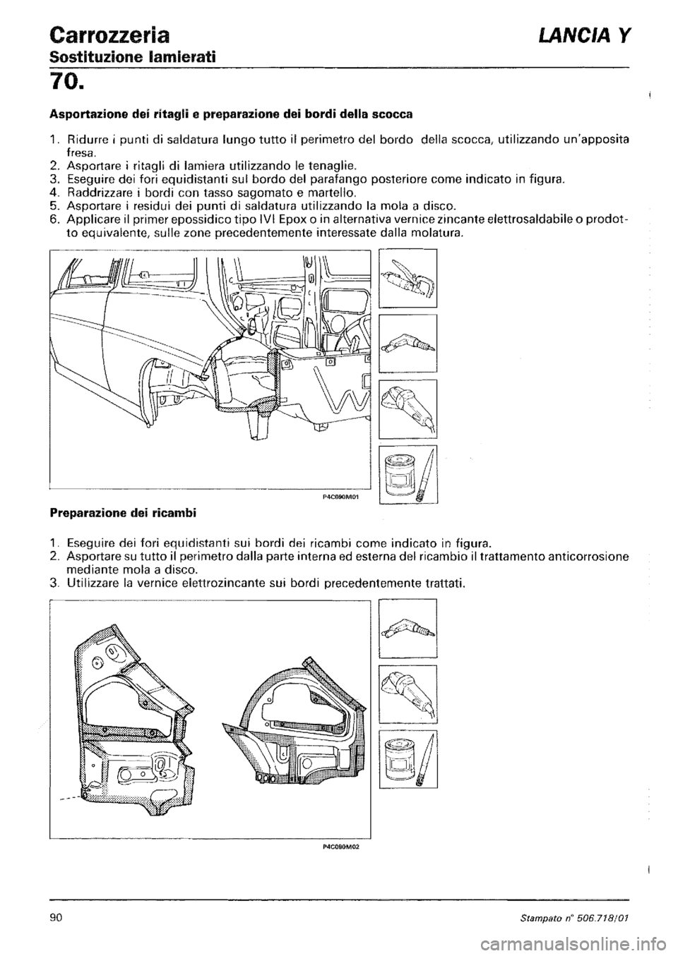 LANCIA Y 1997 Service Repair Manual LANCIA Y 1997 Service Repair Manual