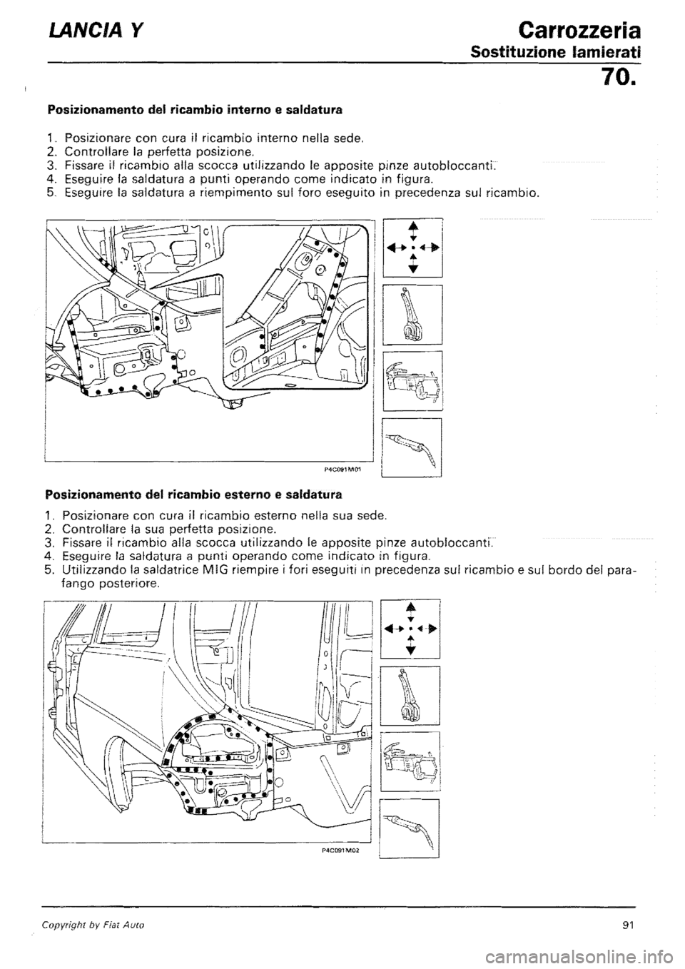 LANCIA Y 1997 Service Repair Manual LANCIA Y 1997 Service Repair Manual