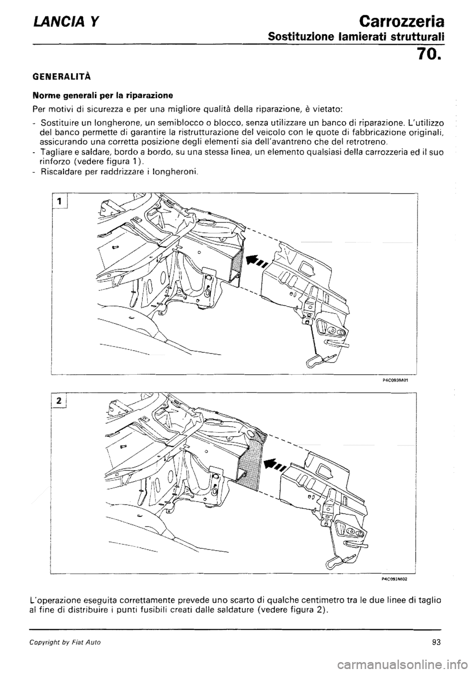 LANCIA Y 1997 Service Repair Manual LANCIA Y 1997 Service Repair Manual