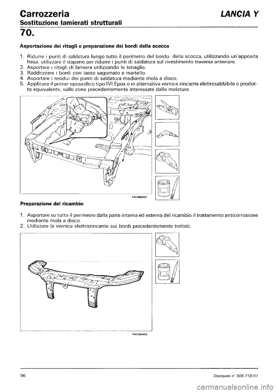 LANCIA Y 1997 Service Repair Manual LANCIA Y 1997 Service Repair Manual