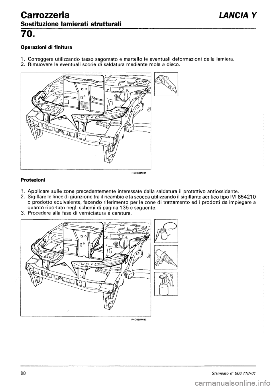 LANCIA Y 1997 Service Repair Manual LANCIA Y 1997 Service Repair Manual