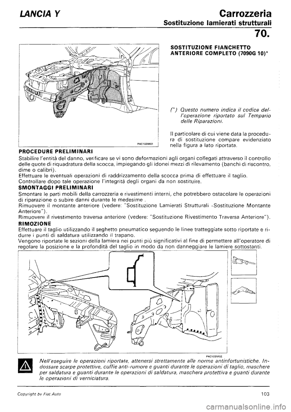LANCIA Y 1997 Service Repair Manual LANCIA Y 1997 Service Repair Manual
